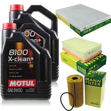 MOTUL 9 L 5W-30 MOTOR-ÖL+MANN-FILTER für Nissan X-Trail T31 2.0 dCi FWD
