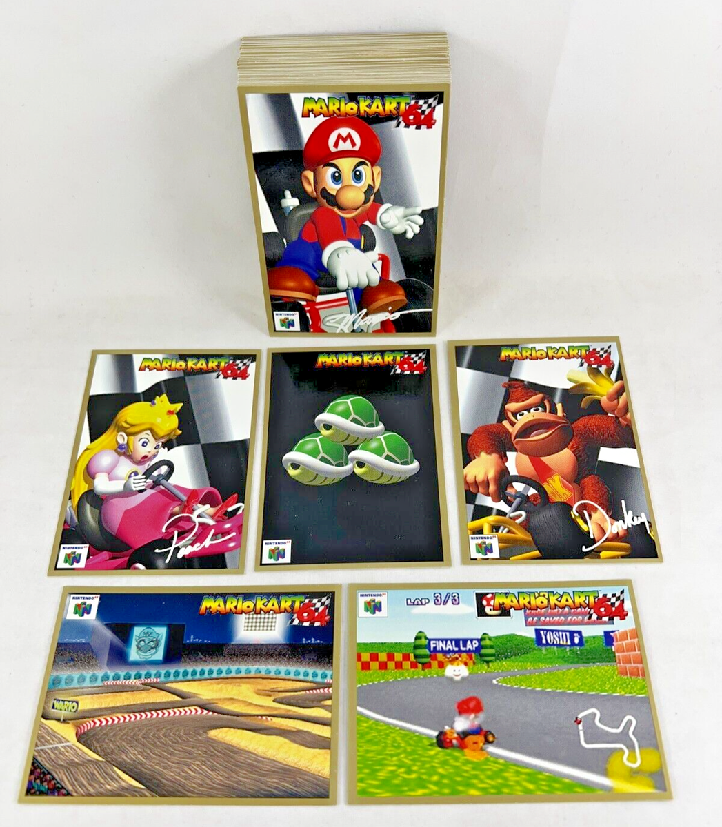 NINTENDO MARIO KART 64 POWER TIPS (KMART 1997) Complete 64 Card