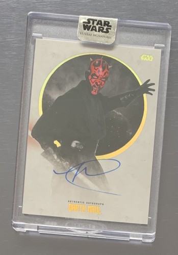 Star Wars Stellar 2017 Ray Park As Darth Maul Silver Autograph Auto /40 - Picture 2 of 9