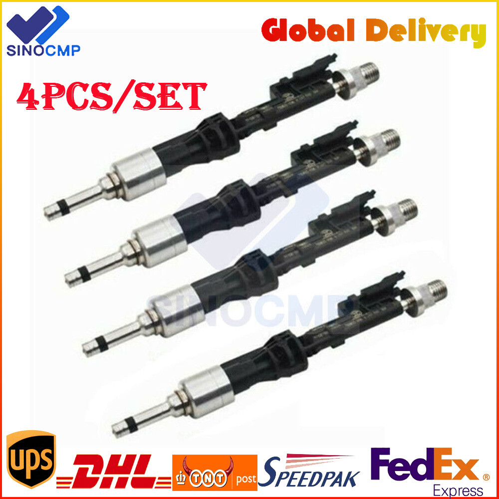 4pcs Fuel Injectors 1364759787005 0261500109 For BMW N20 N55 X3 135i