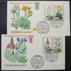 Germany Berlin FDC 1977 - Wildflowers.