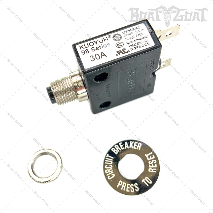 Minn Kota Deck Hand 40 Circuit Breaker - 30 AMP Manual Reset