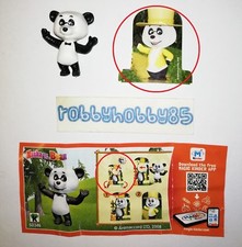 SD346 Panda (formas enteras) + Papel Kinder Italia 2019 Masha y el oso 4