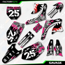 Gray & Green Savage Camo Graphics Kit fits 06-08 Kawasaki KXF250 KXF 250 Decal