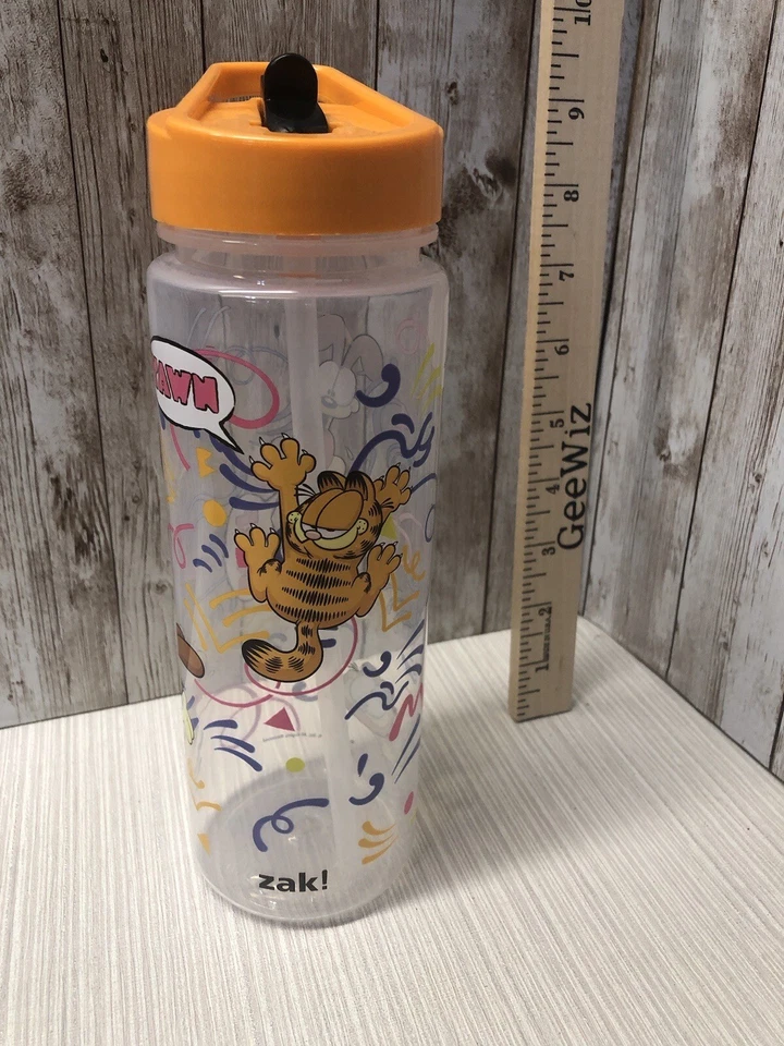 Botella de agua Garfield NUEVA Zak 25 oz tapa abatible GARFIELD THE CAT - ENVÍO GRATUITO Foto 2 de 4