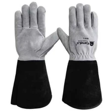 Kamelo 809-L Animal Handling Leather Gloves Bite Proof Dog Cat Bird Protection