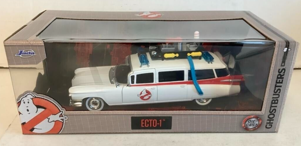 NEW Jada Toys 99731 Ghostbusters Hollywood Rides ECTO-1 1:24 Metal