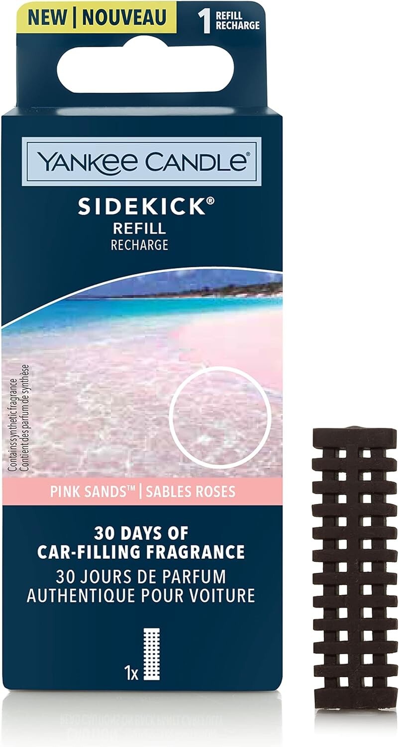Yankee Candle Sidekick Car Air Freshener Refill Pink Sands Fragrance Diffuser