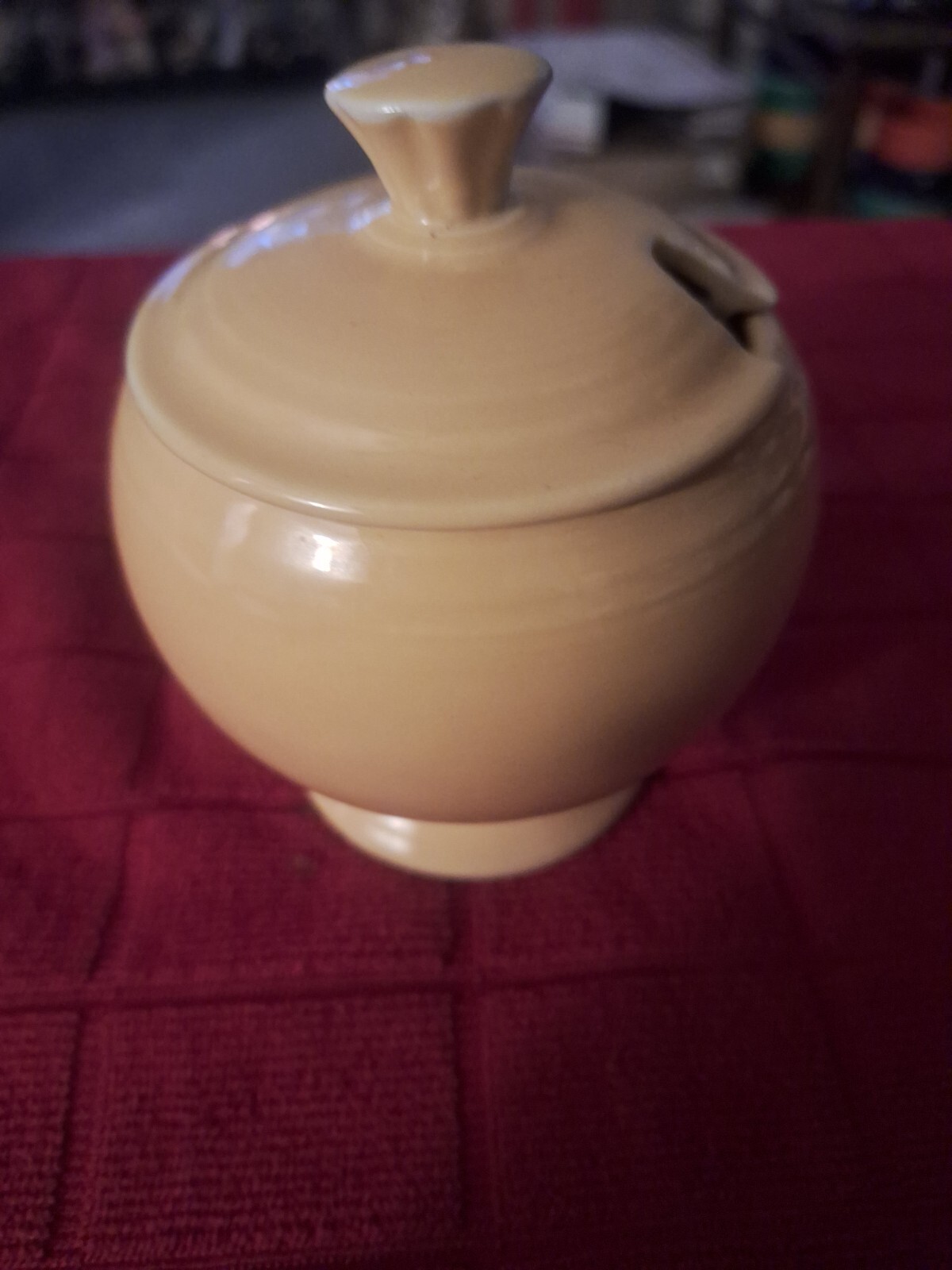 Vintage Fiestaware Marmalade Jar Yellow With Lid, Fiesta eBay