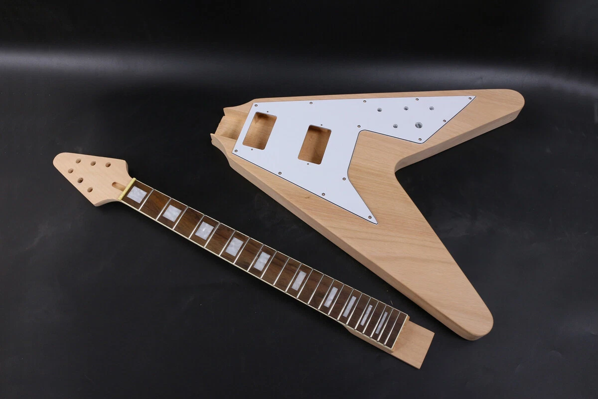 V shaped 2024 guitar body