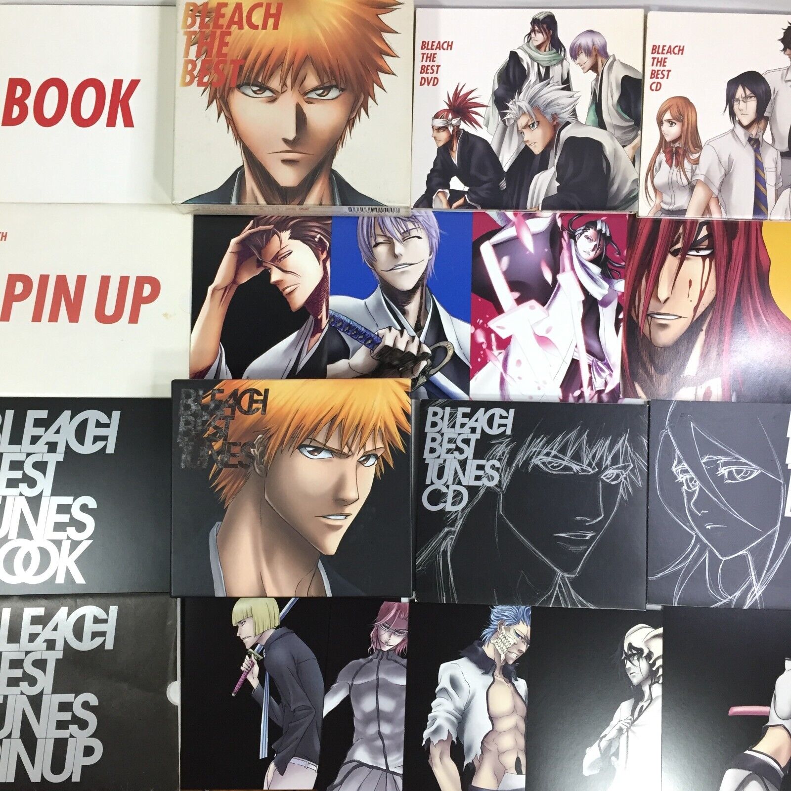 BLEACH Music CD Bleach The Best & Bleach Best Tunes DVD & CD Set Japanese Anime