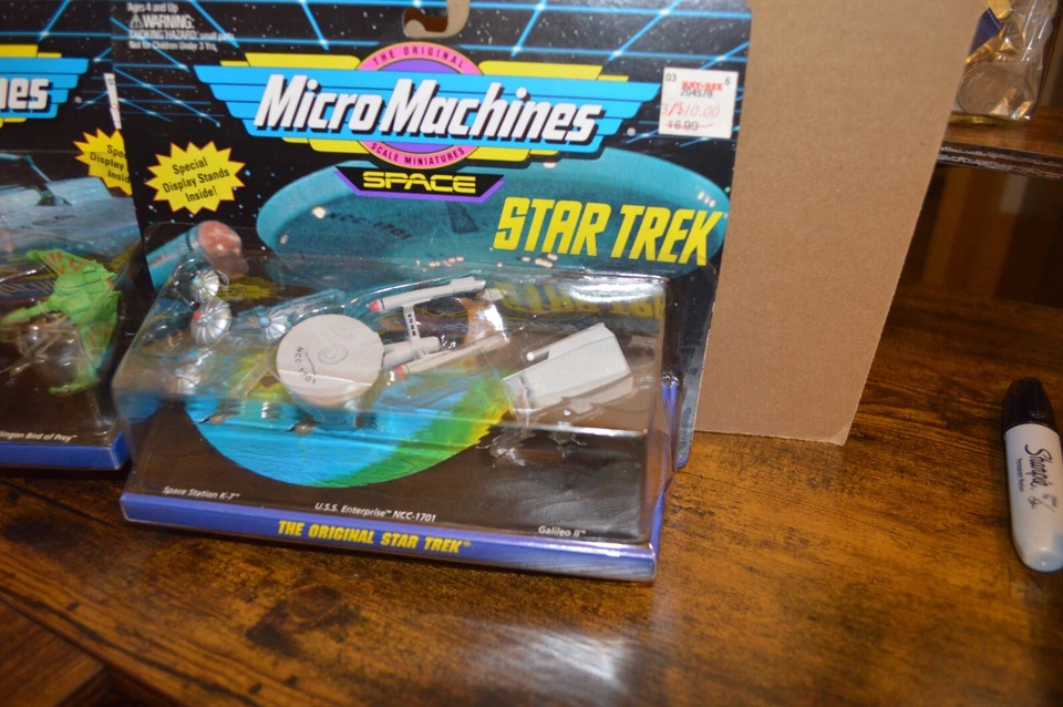 Набор из 6 микро машин STAR TREK 1993-1995 - Изображение 2 из 4