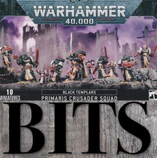 Warhammer 40K Kill Team Marines Black Templars PRIMARIS CRUSADER SQUAD Bit Bits