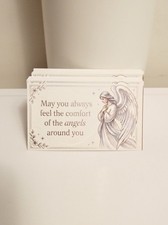32 Bereavement Cards 'The Comfort Of Angels' Business Card Size