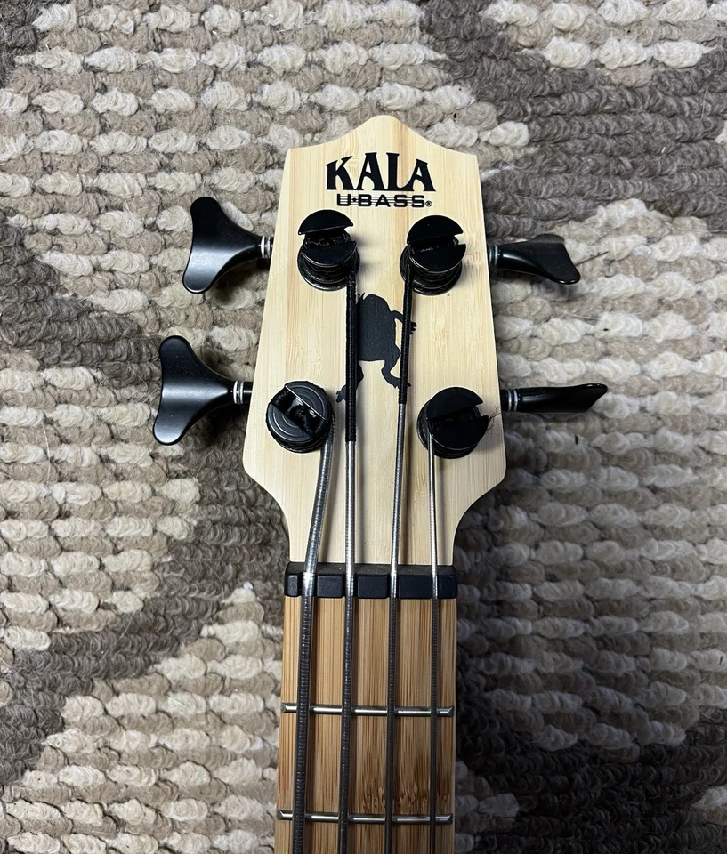 Kala U-Bass Bamboo Acoustic-Electric Bass Ukulele w/ Gig Bag - Image 4 of 4