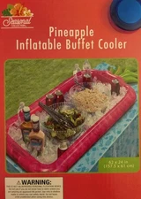 Seasonal Collection Pineapple 🍍 Inflatable Buffet Cooler 62 x 24 in