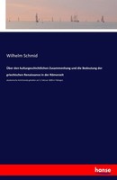 Wilhelm Schmid | ÜBer Den Kulturgeschichtlichen Zusammenhang Und Die...