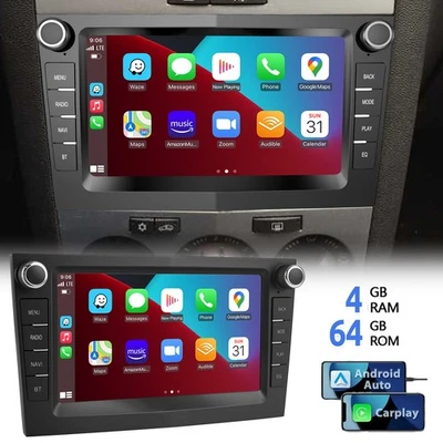 Für Opel Astra Corsa Meriva Vectra Autoradio Android 14 Apple Carplay GPS RDS BT - Bild 1 von 4