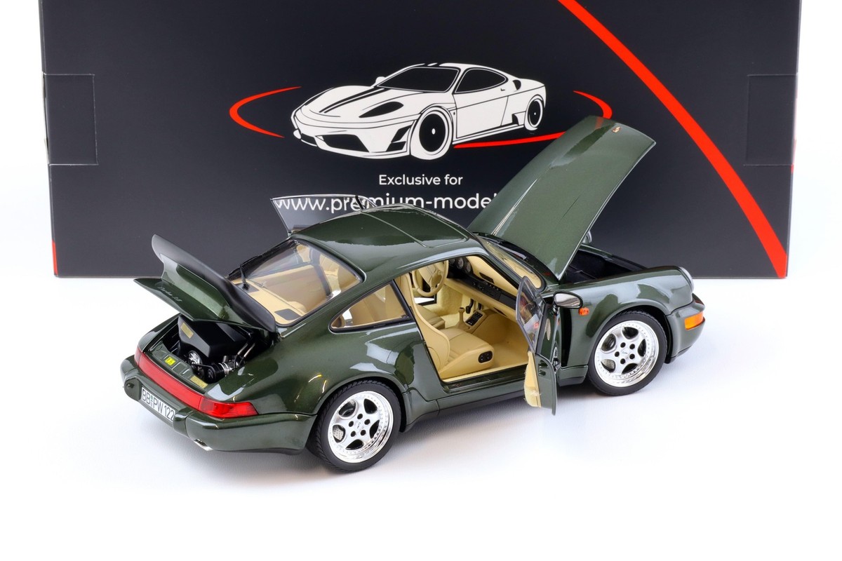 ミニカー Solid PORSCHE 911 TURBO 3.6 1993 1/18 1/18 Solido 1993 Porsche 911 (964) Turbo 3.6 (Black) Diecast