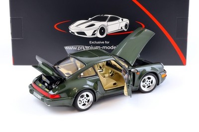 1:18 NOREV Porsche 911 964 Turbo 3.6 Coupe 1993 Oak Green