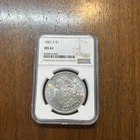 1881-S San Francisco Morgan Silver Dollar. NGC MS61.