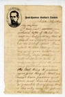 Civil War Patriotic Lettersheet Used with letter Col. Gosline
