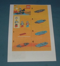 CASTLE, BLACK FALCONS BATTLE DRAGON SET NO. 6018 - LEGO - 1990 - USED CONDITION