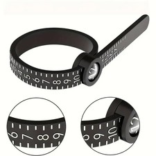 Adjustable Ring Sizer - FREE SHIPPING US Size Full Half sizes 1 - 17 - Black