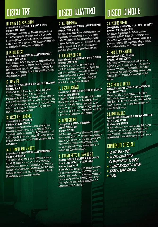 Arrow Stg.2 (Box 5 Dv) (DVD) Stephen Amell Katie Cassidy John Behring - Image 4 of 4