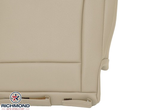 For 2009-2014 Hyundai Genesis -Driver Side Bottom Genuine Leather Seat Cover Tan - Picture 12 of 18