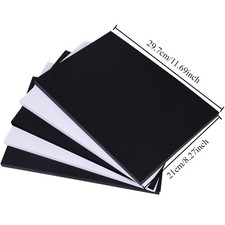 100sheet A4 Black White Hard Thicked Cardboard for DIY Handmade Mould Painting