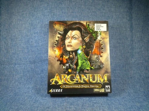 Arcanum Of Steamworks & Magick Obscura Big Box PC with Book - NO GAME