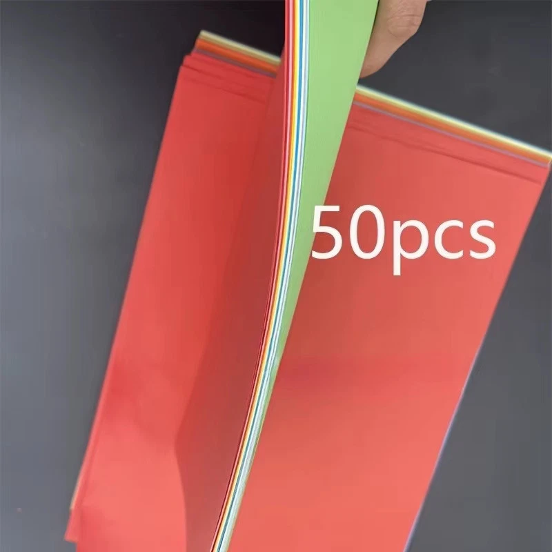 50pcs/100pcs Color A4 Paper 10 Color Copy Paper Printing Paper Color Hand Foldin - Image 4 of 4