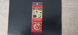 ZAMBOANGA SHOWPLACE 3828 W. SLAUSON AVE. LOS ANGELES CALIFORNIA MATCHBOOK COVER