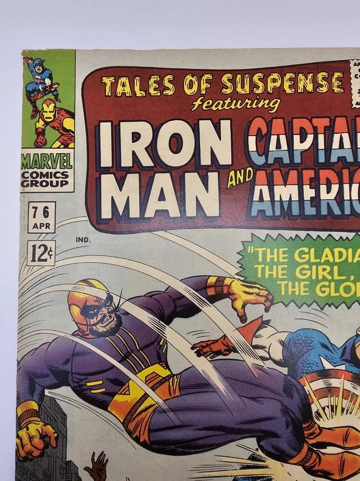 Tales of Suspense #76 (Marvel abril 1966) en muy buen estado 2ª Sharon Carter, Batroc Foto 3 de 4
