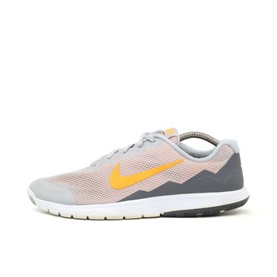Nike Herren Flex Trainer 5 Sneaker Grau/Orange /Textil Sohle Sportschuh EU 44