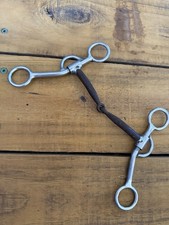 Tom Thumb Sweet Iron Snaffle Western Snaffle Western Bit 5” Used Horse Tack
