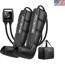 Luxury Leg Recovery Compression System - 12 Intensities, 3 Modes, Medium Size