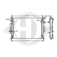 KüHler MotorküHlung Diederichs DCM2096 Diederichs Climate FüR Ford Volvo