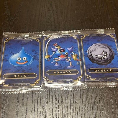 Bandai Dragon Quest Wafer Card Set Slime Killer Machine Bakudan Iwa Unopened