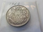 Canadian   1953    Silver   50  Cents   Half   Dollar   Coin