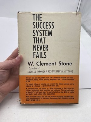 the success system that never fails book, by w. clement stone, 1962 Hardcover