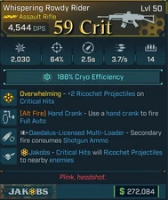 Borderlands 4 🌟 DLC WHISPERING ROWDY RIDER 🌟 59 CRIT/SHOTGUN 🌟BOUNTY PACK🌟