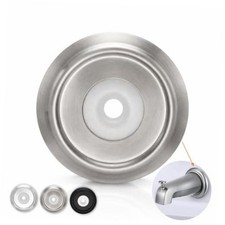 Tub Spout Cover Ring, Upgraded Metal Bathtub Spout Trim Plate Brushed Nickel