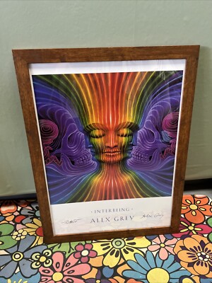Alex gray 直筆サイン入りポスター Alex Grey Inter Being Signed Poster Tool | eBay