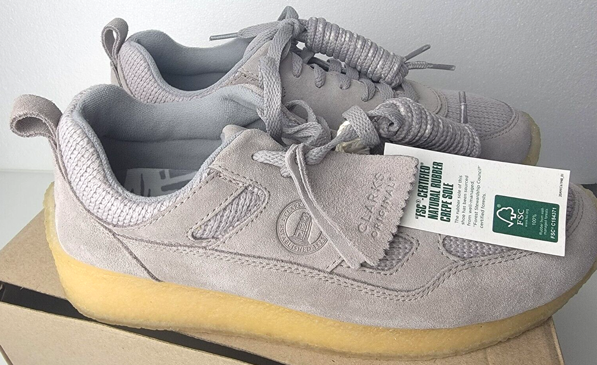 Clarks By Ronnie Fieg Lockhill 8th St Men's US 9M Grey Suede | eBay