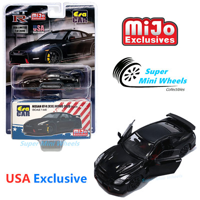 ERA Car 日産 ニッサン GTR R35 NISMO 黒色 チェイス Era Car 1/64 2020 Nissan GT-R R35 Nismo Advan Yokohama w