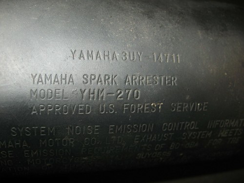 Tubo silenciador escape XT600 1994 YAMAHA XT 600 1990-1995 3UY-14711-01-00 - Imagen 12 de 12