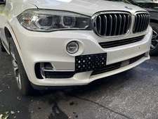 Front Bumper Tow Hook License Plate Tag Mount Bracket For BMW X5 2014-2018 New