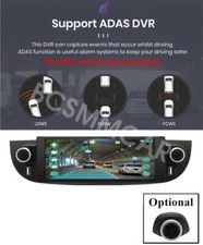 For Fiat 500 2007-2018 Car Stereo Radio with Apple CarPlay GPS WiFi Camera